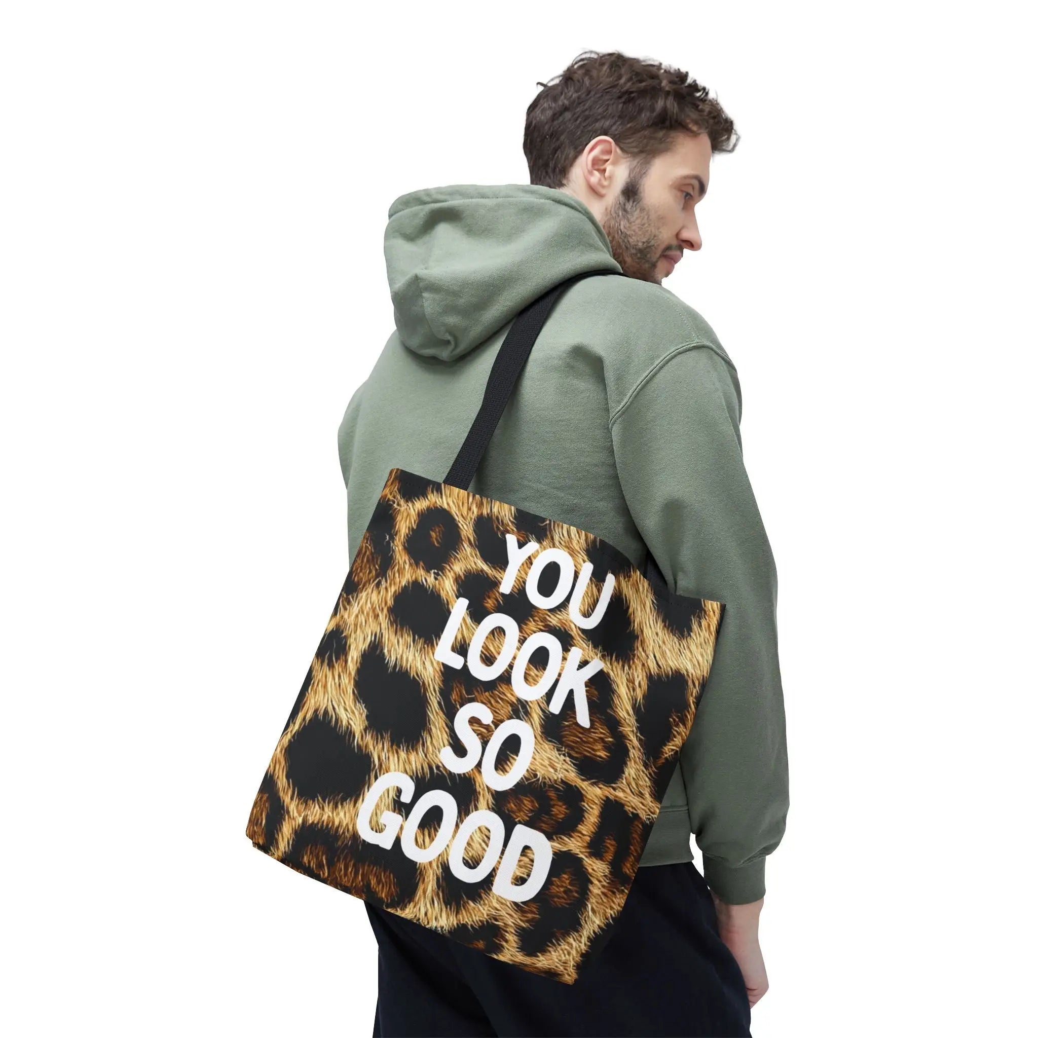 You Look So Good Realistic Cheetah Print Tote Bag