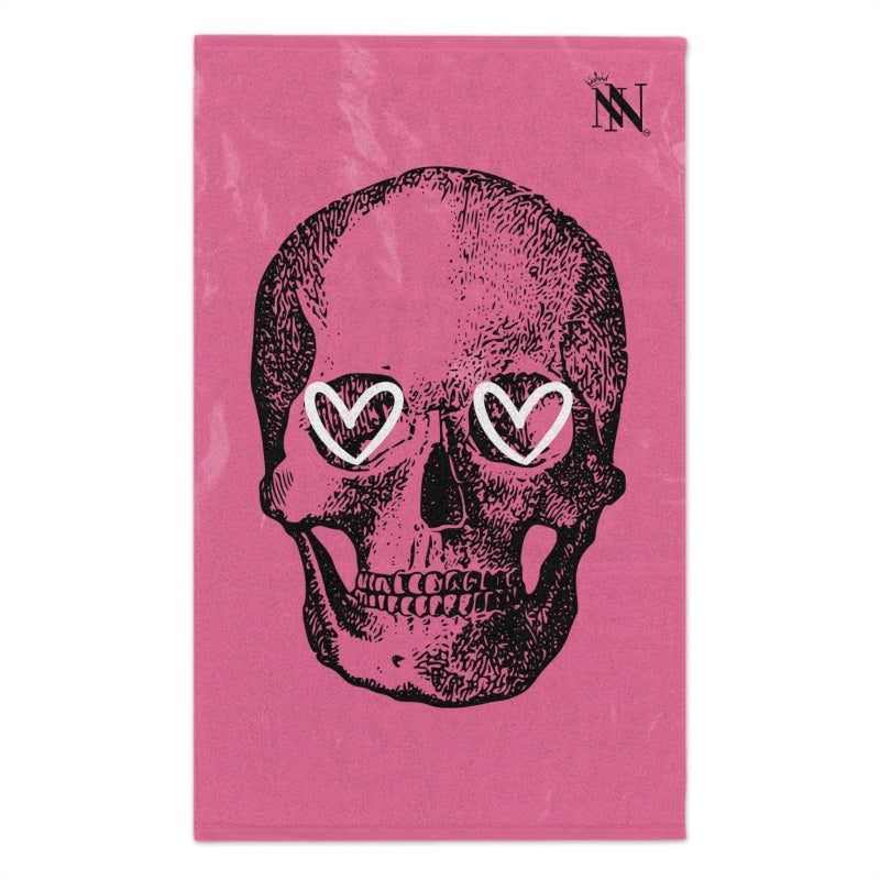 Skull Heart Eyes | Mix & Match Soft Fun-Flirty Lovers’ Towels