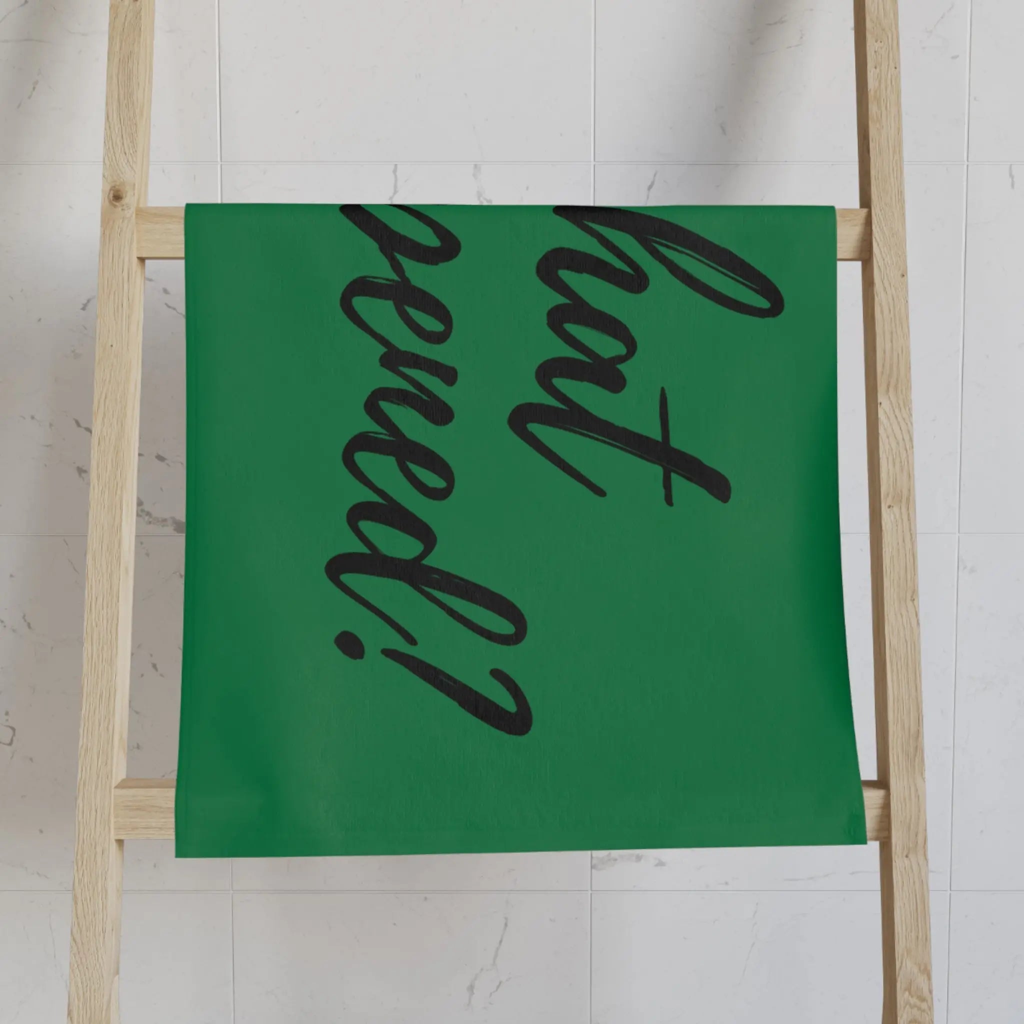 What Happened? Green Cum Towel