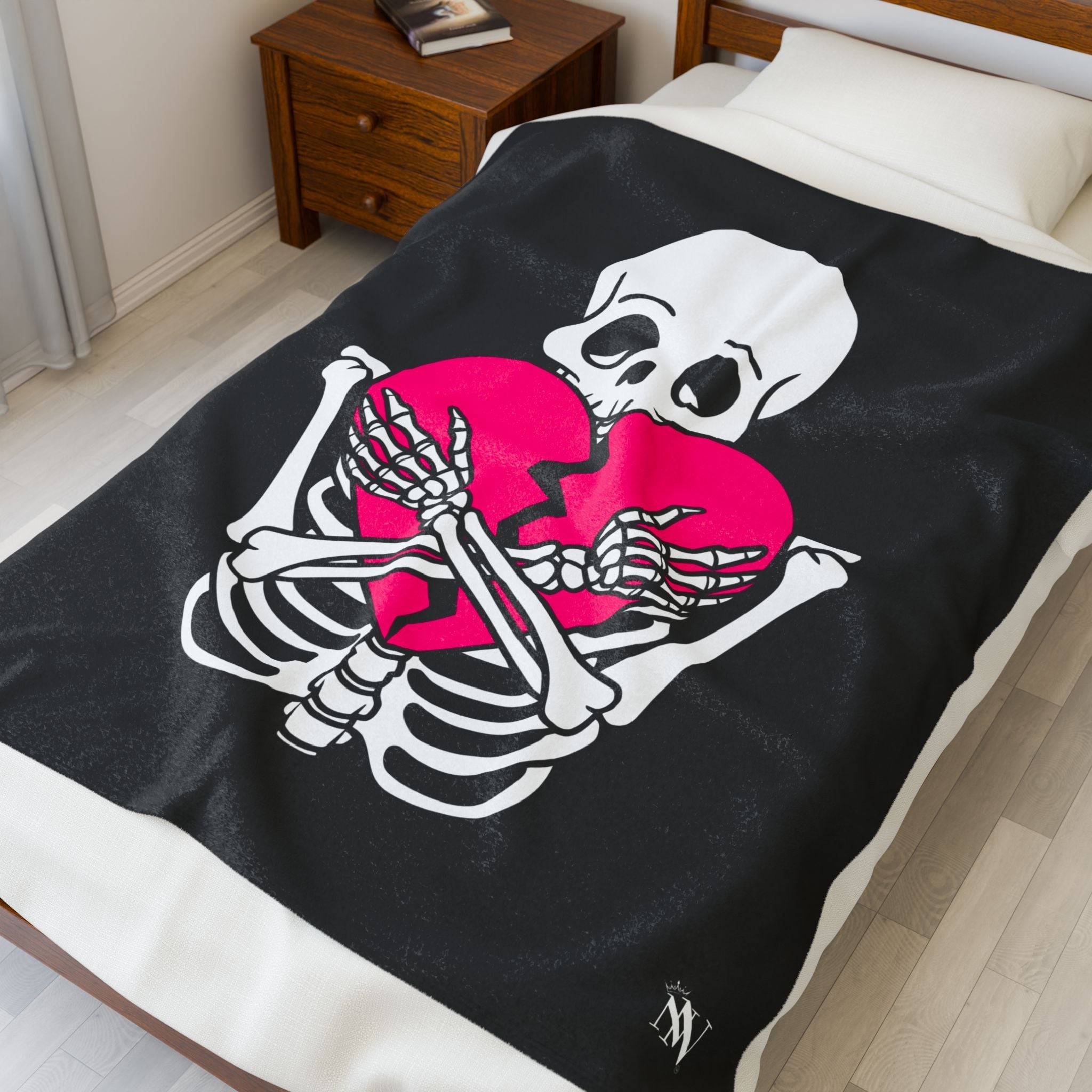 Heartbreaker Love Black | Mix & Match Fun-Flirty Lovers’ Play Blankets