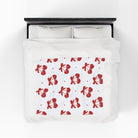 Cherry Hearts Pattern | Mix & Match Soft Fun-Flirty Lovers’ Blankets