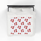 Cherry Hearts Pattern | Mix & Match Soft Fun-Flirty Lovers’ Blankets