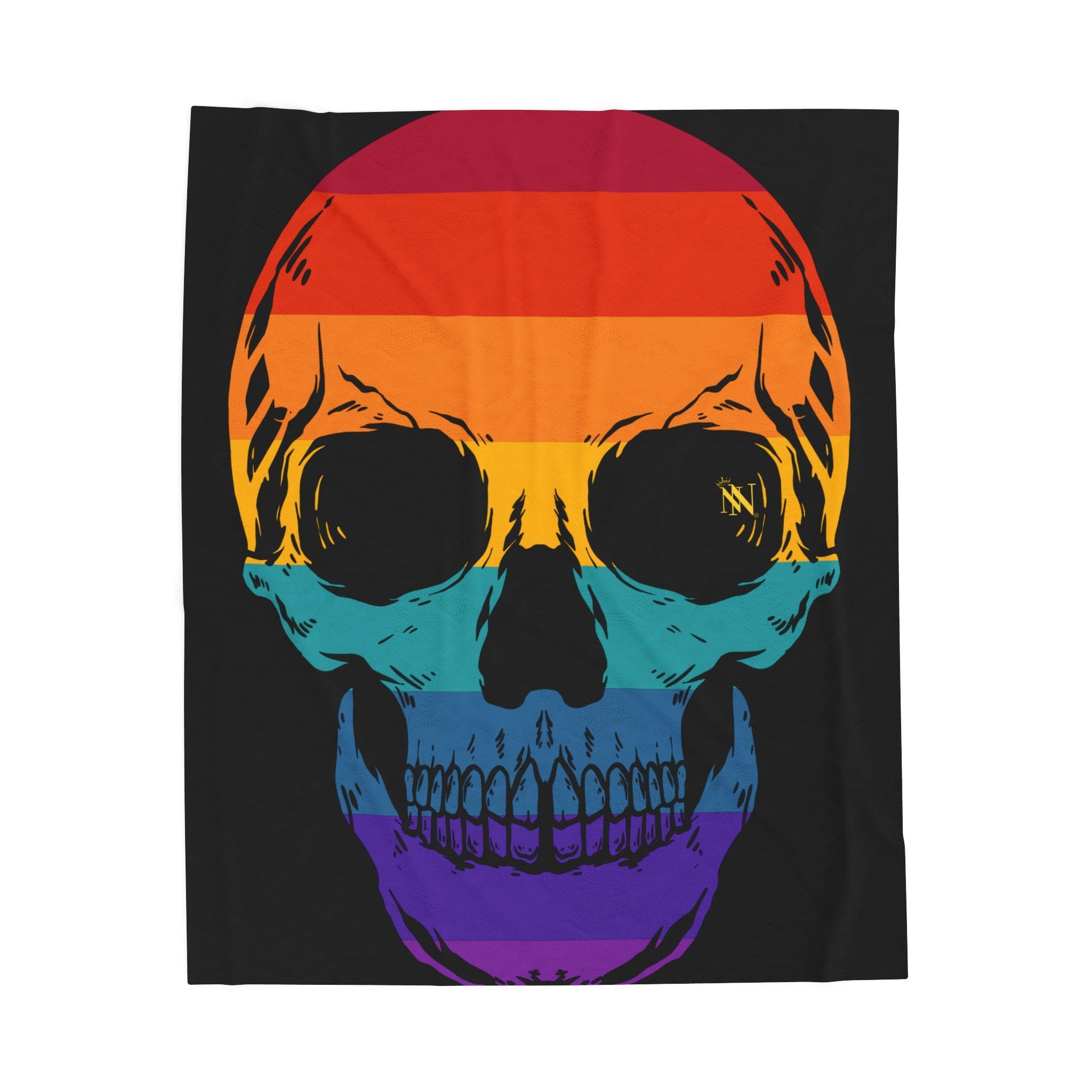 Colorful Skull | Mix & Match Soft Fun-Flirty Lovers’ Blankets
