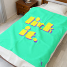 lick it. | Mix & Match Velveteen Fun-Flirty Lovers’ Blankets