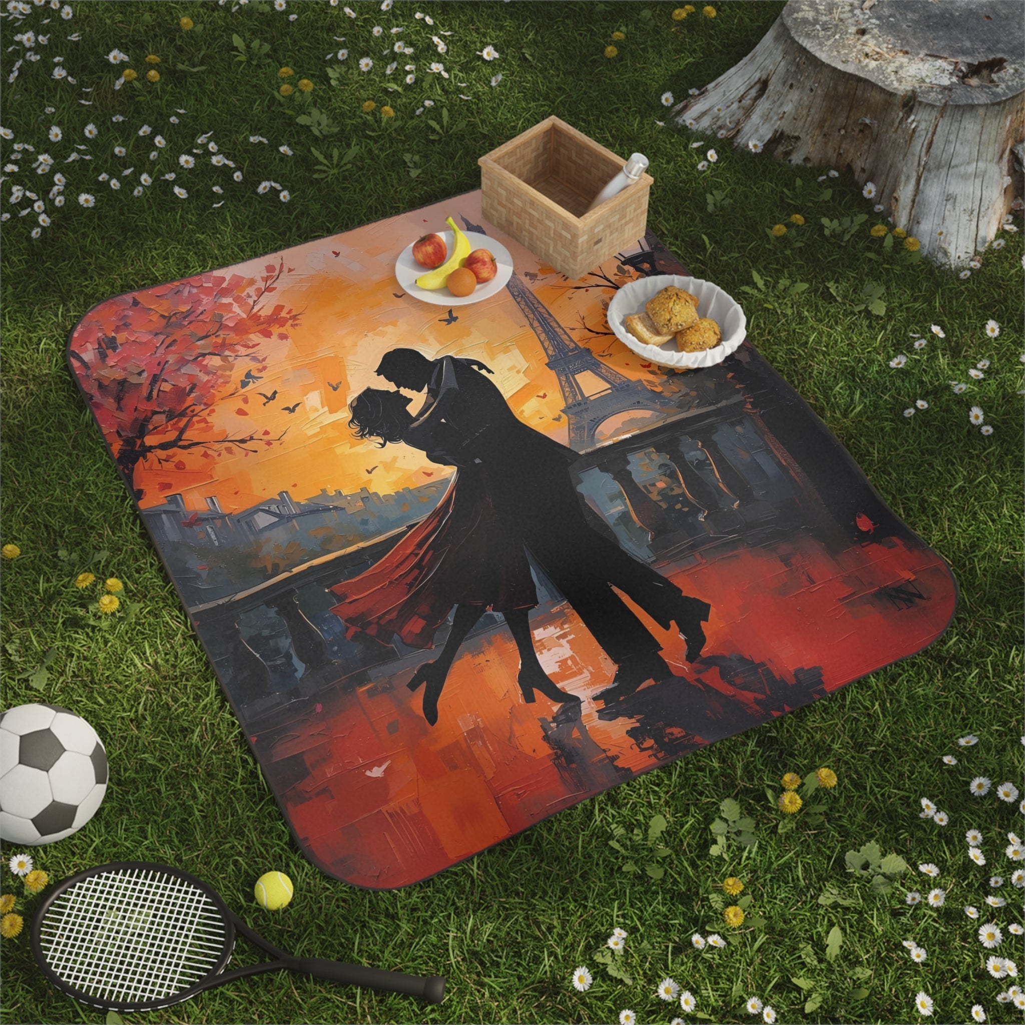 Sweep Me off My Feet Graphic | Mix Match Fun-Flirty Lovers’ Water-Resistant Blankets