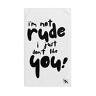 I’m Not Rude | Mix & Match Classic Fun-Flirty Lovers’ Towels
