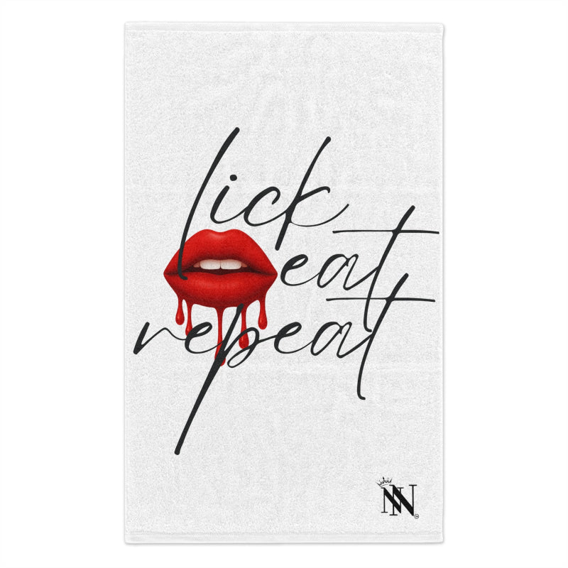 Lick Eat Repeat | Mix & Match Soft Fun-Flirty Lovers’ Towels