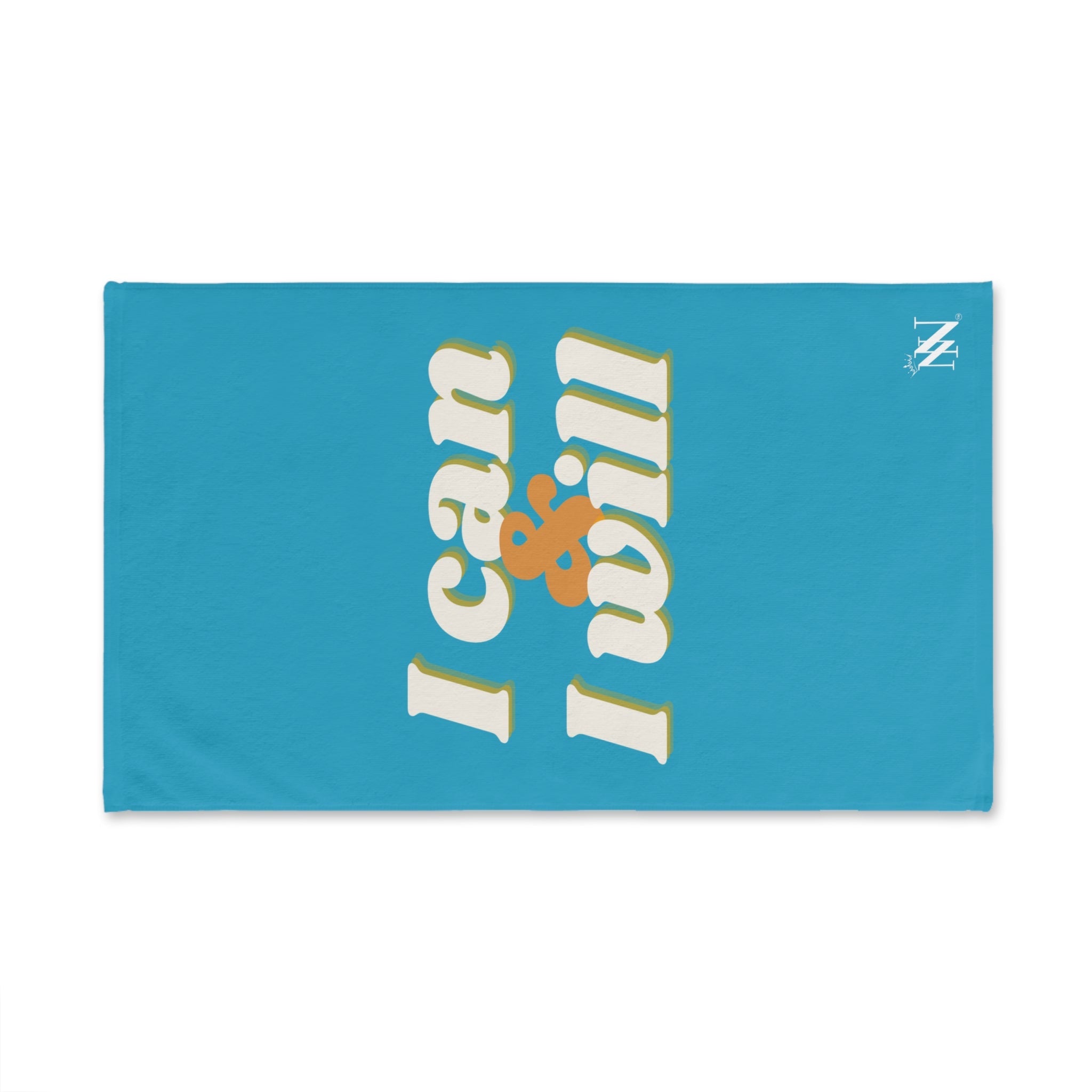 I Can I Will Teal | Mix & Match Original Fun-Flirty Lovers’ Towels