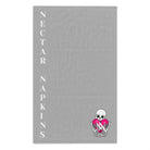 Nectar Napkins Brand Light Grey | Mix & Match Soft Fun-Flirty Lovers’ Towels