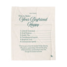 How to Make Your Boyfriend Happy | Mix & Match Soft Fun-Flirty Lovers’ Blankets