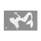 Mermaid Holding Heart Grey Cum Towel