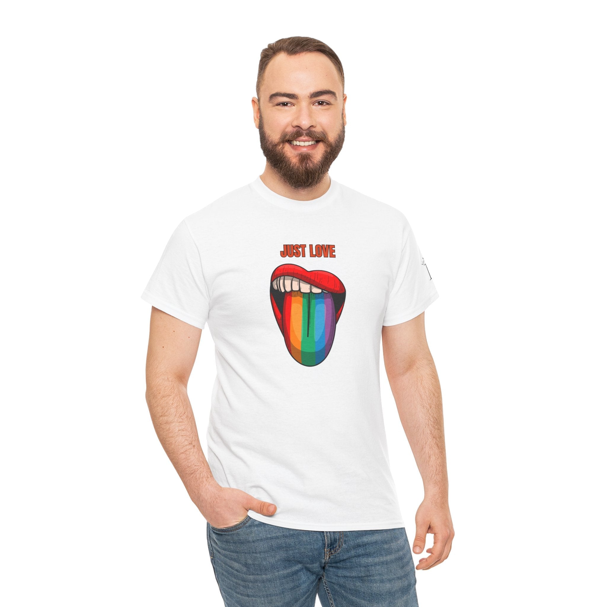 Just Love Rainbow Pride Cotton T-Shirt