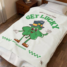 Get Lucky Shamrock St. Patrick’s Day | Mix & Match Soft Fun-Flirty Lovers’ Blankets