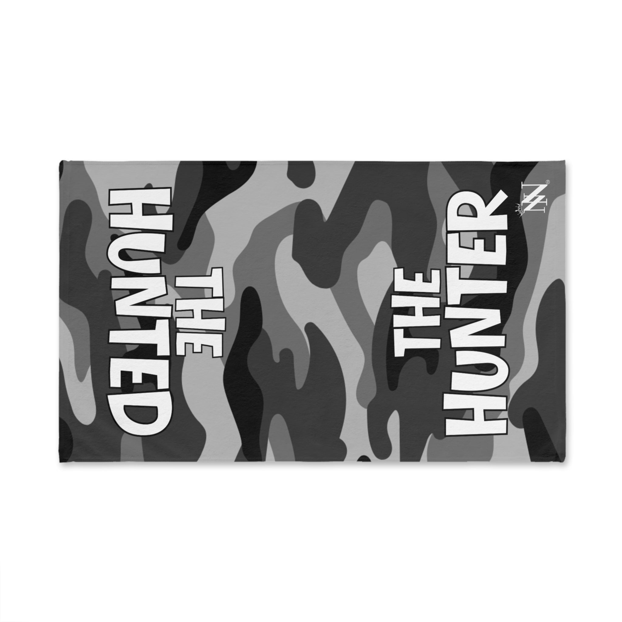 The Hunter & The Hunted Shareable Grey Camo Cum Towel