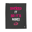 Sucked It So It’s Mine! With a Kiss | Nectar Napkins Fun-Flirty Lovers’ Blankets