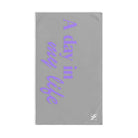 Day My Life Grey | Mix & Match Original Fun-Flirty Lovers’ Towels