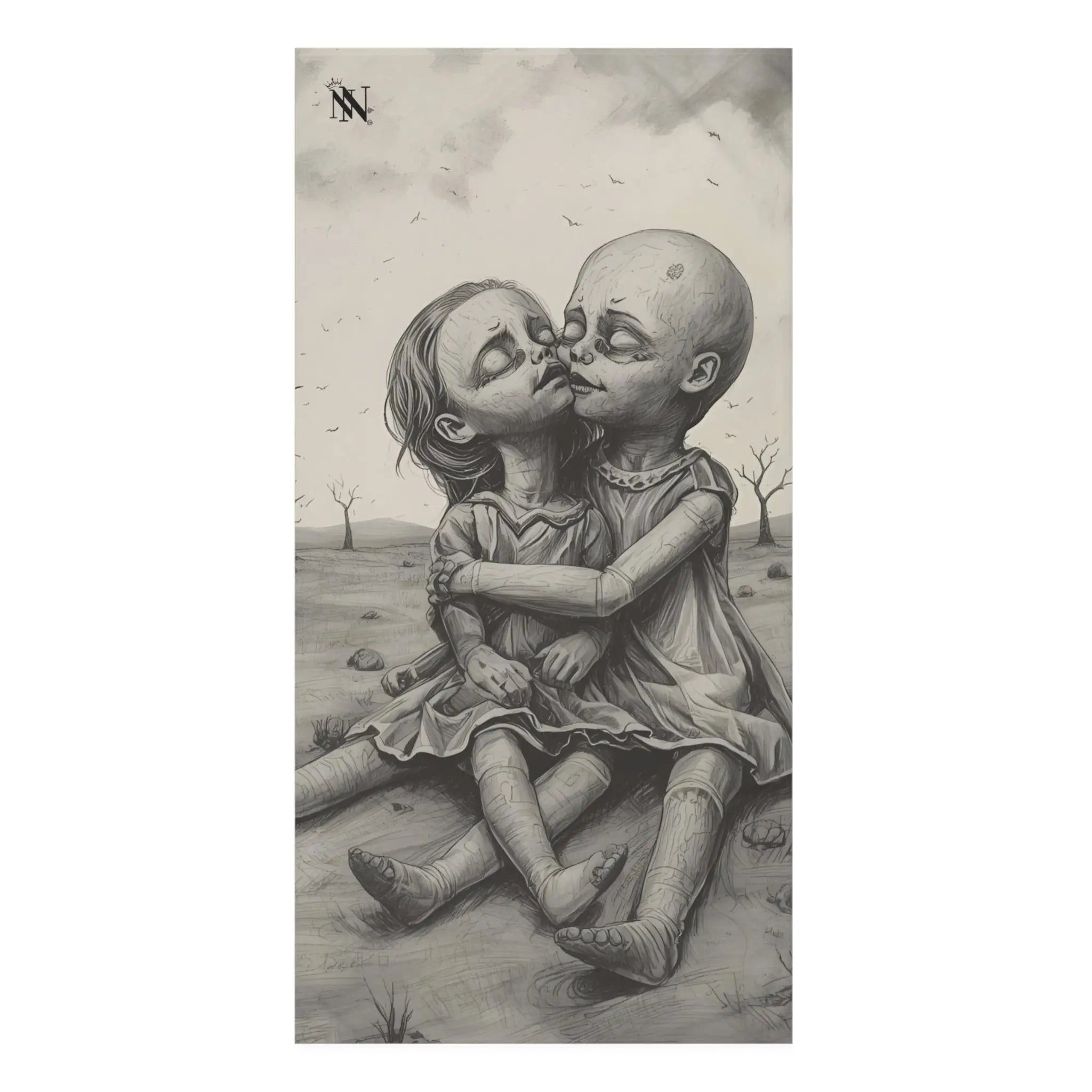 Desolate Love | Mix & Match XL Fun-Flirty Lovers’ Towels
