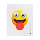 Licker Emoji | Mix & Match Velveteen Fun-Flirty Lovers’ Blankets