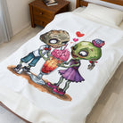 Zombies Share the Love | Mix & Match Velveteen Fun-Flirty Lovers’ Blankets