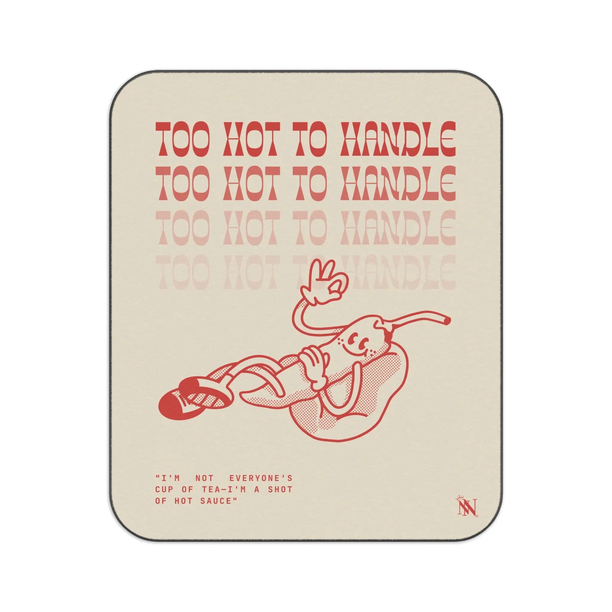 Too Hot to Handle Pepper | Mix Match Fun-Flirty Lovers’ Water-Resistant Blankets