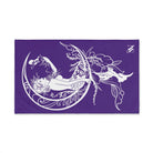 Mermaid On Moon Purple | Mix & Match Classic Fun-Flirty Lovers’ Towels