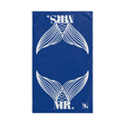 Mr. Mrs. Mermaid Shareable Sides Blue Cum Towel