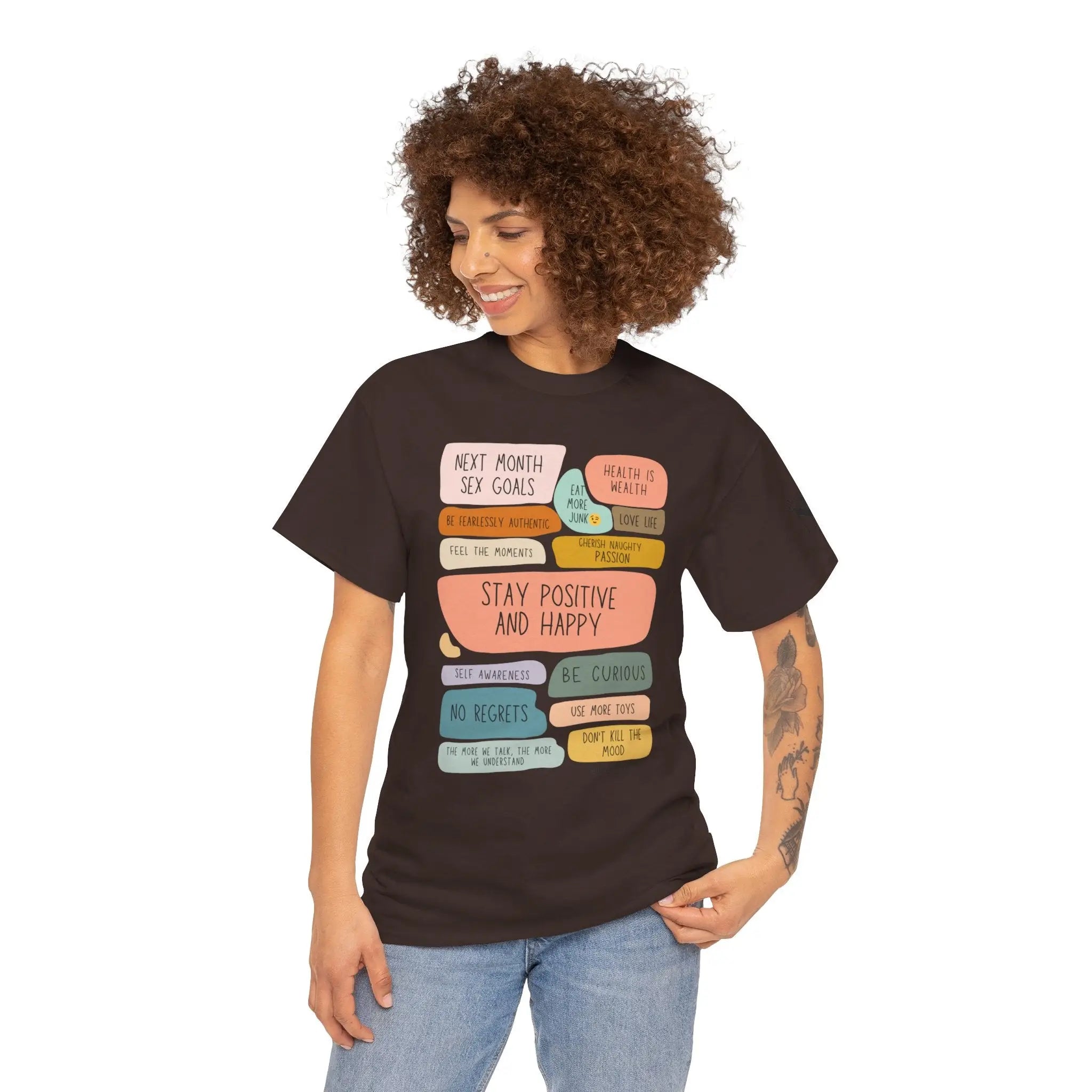 Sex Goals | Mix & Match 100% Cotton Unisex Fun-Flirty Lovers’ Tees
