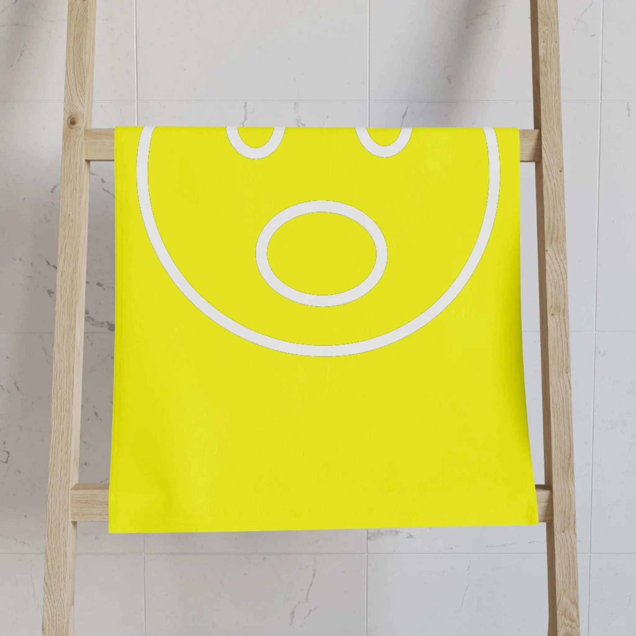 Surprised Emoji Neon Yellow | Mix & Match Classic Fun-Flirty Lovers’ Towels