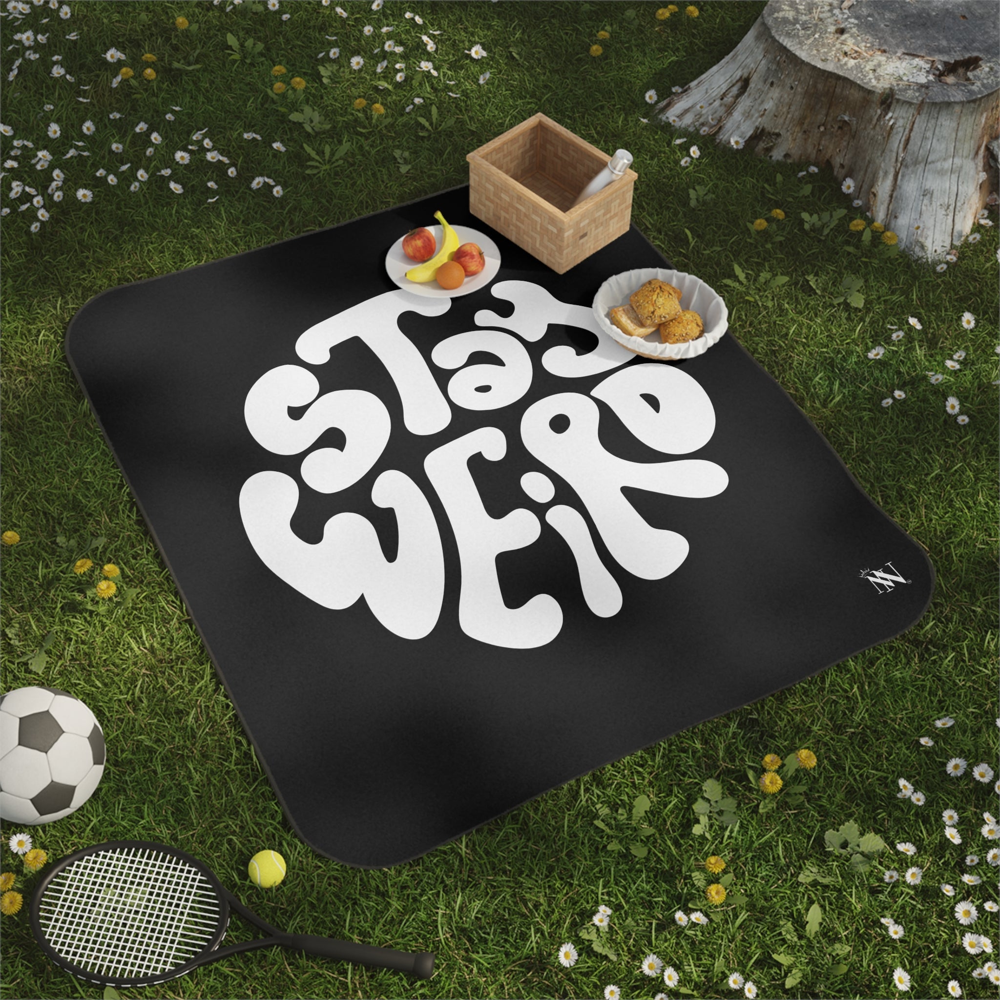 Stay Weird | Mix Match Fun-Flirty Lovers’ Water-Resistant Blankets