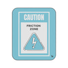 Caution Friction Zone Soft Playful Sex Blanket
