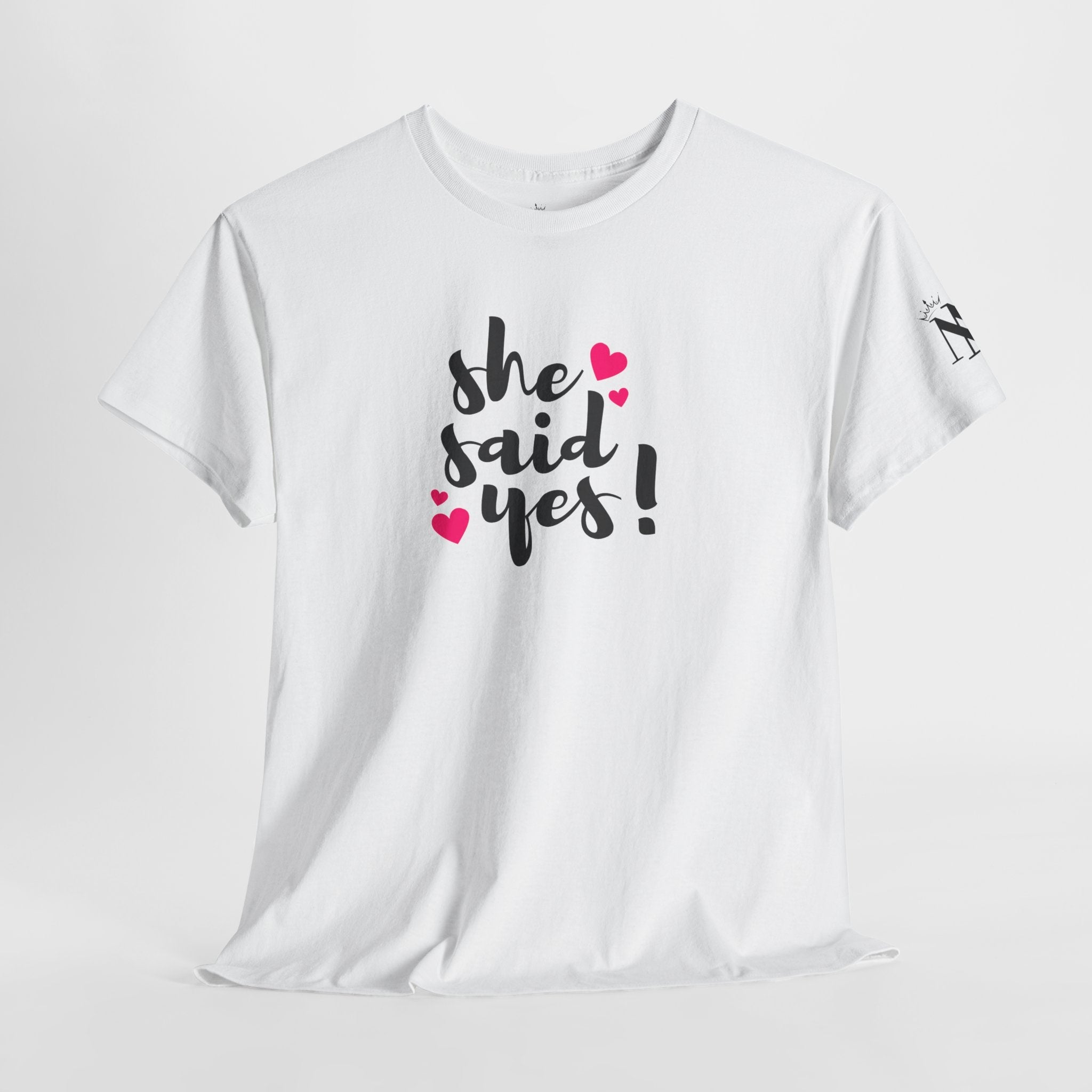 She Said Yes! | Mix & Match Cotton Unisex Fun-Flirty Lovers’ T-Shirts