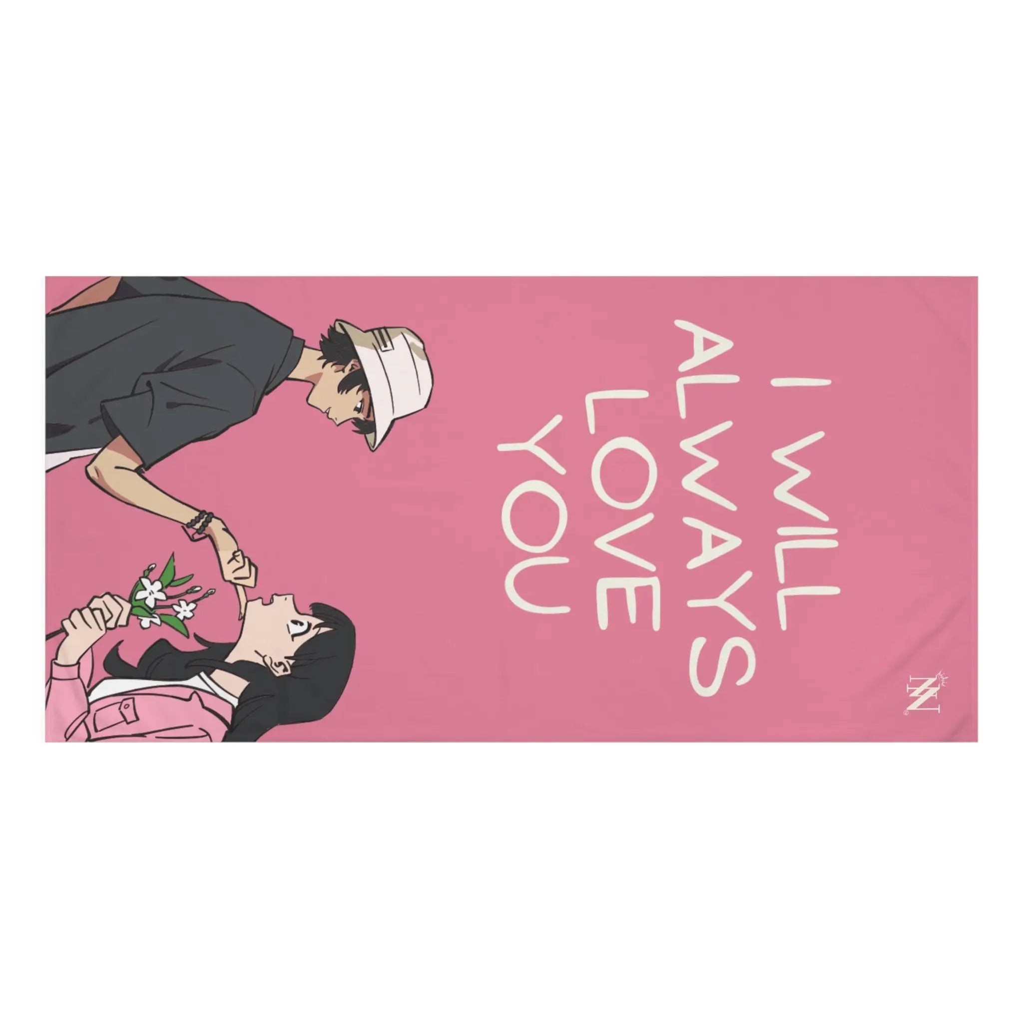 I Will Always Love You Anime | Nectar Napkins XL Fun-Flirty Lovers’ Towels