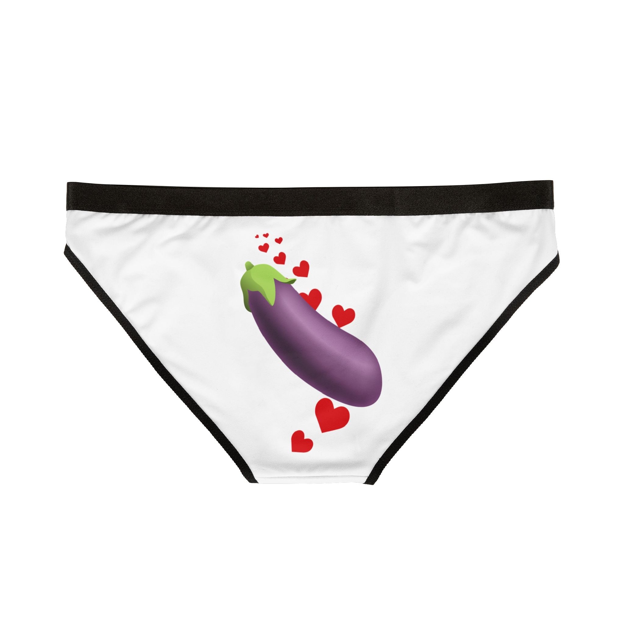 Eggplant Love Emoji | Mix & Match Women’s Fun-Flirty Lovers’ Panties