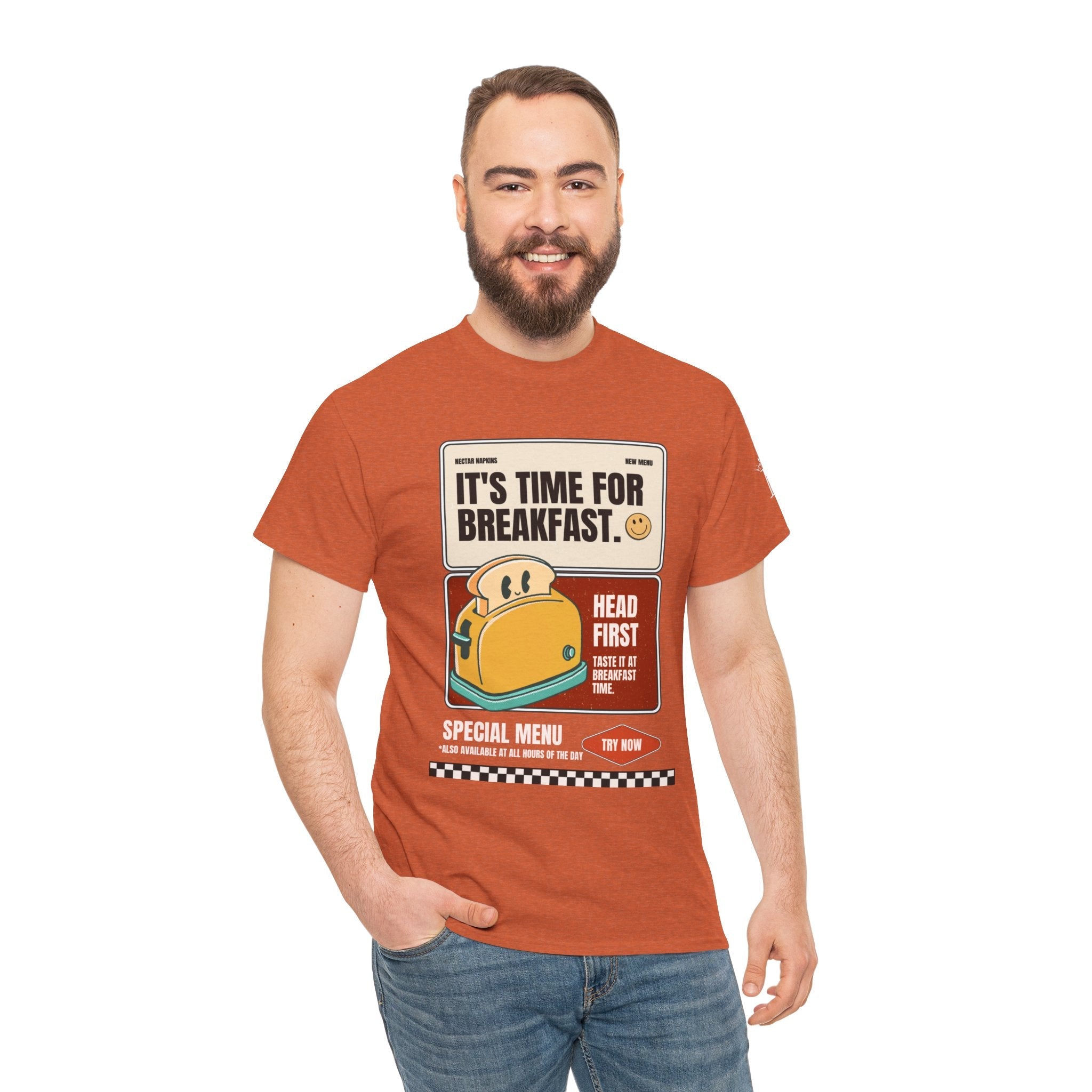 Breakfast Time | Mix & Match 100% Cotton Unisex Fun-Flirty Lovers’ Tees