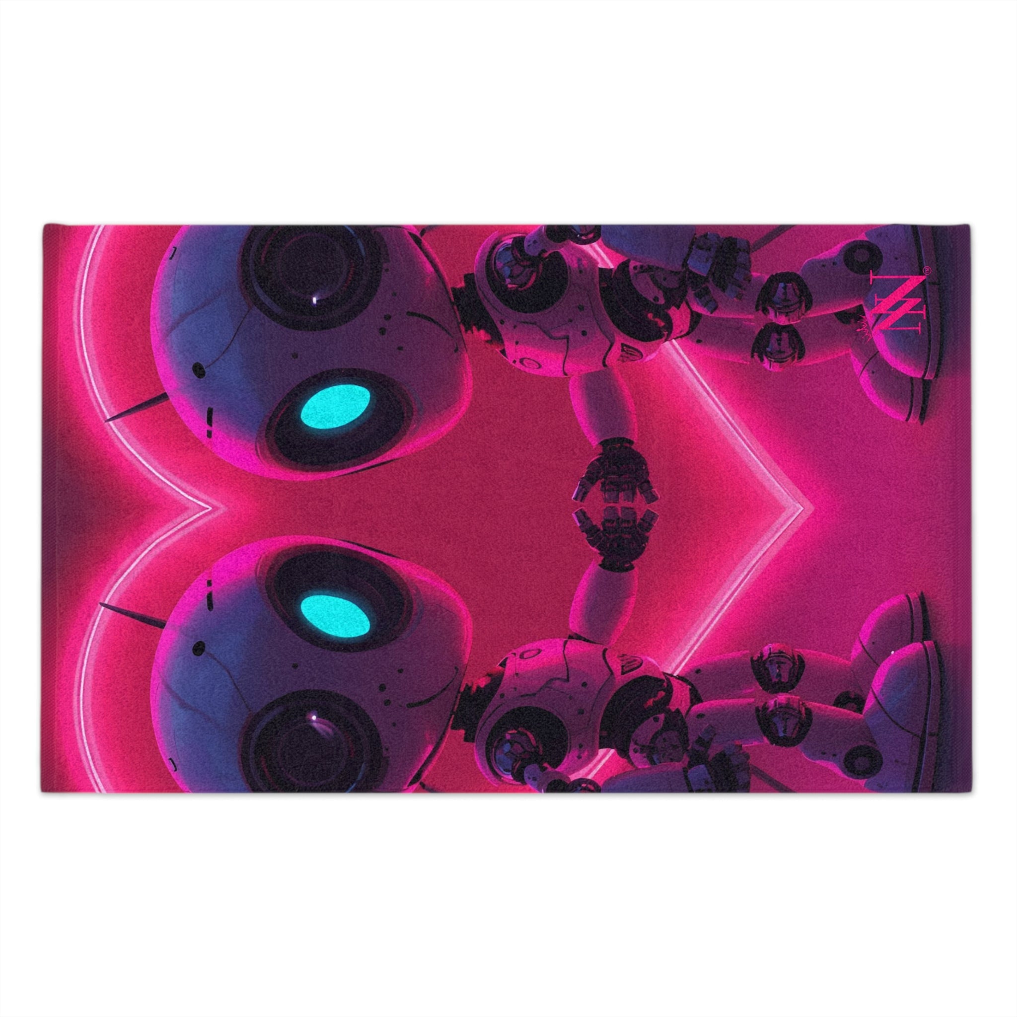 AI Robot Love | Mix & Match Soft Fun-Flirty Lovers’ Towels
