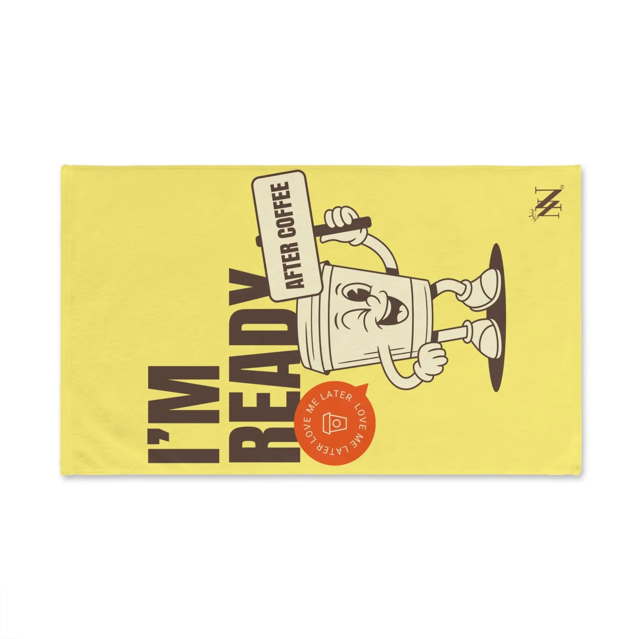I’m Ready After Coffee | Mix & Match Classic Fun-Flirty Lovers’ Towels