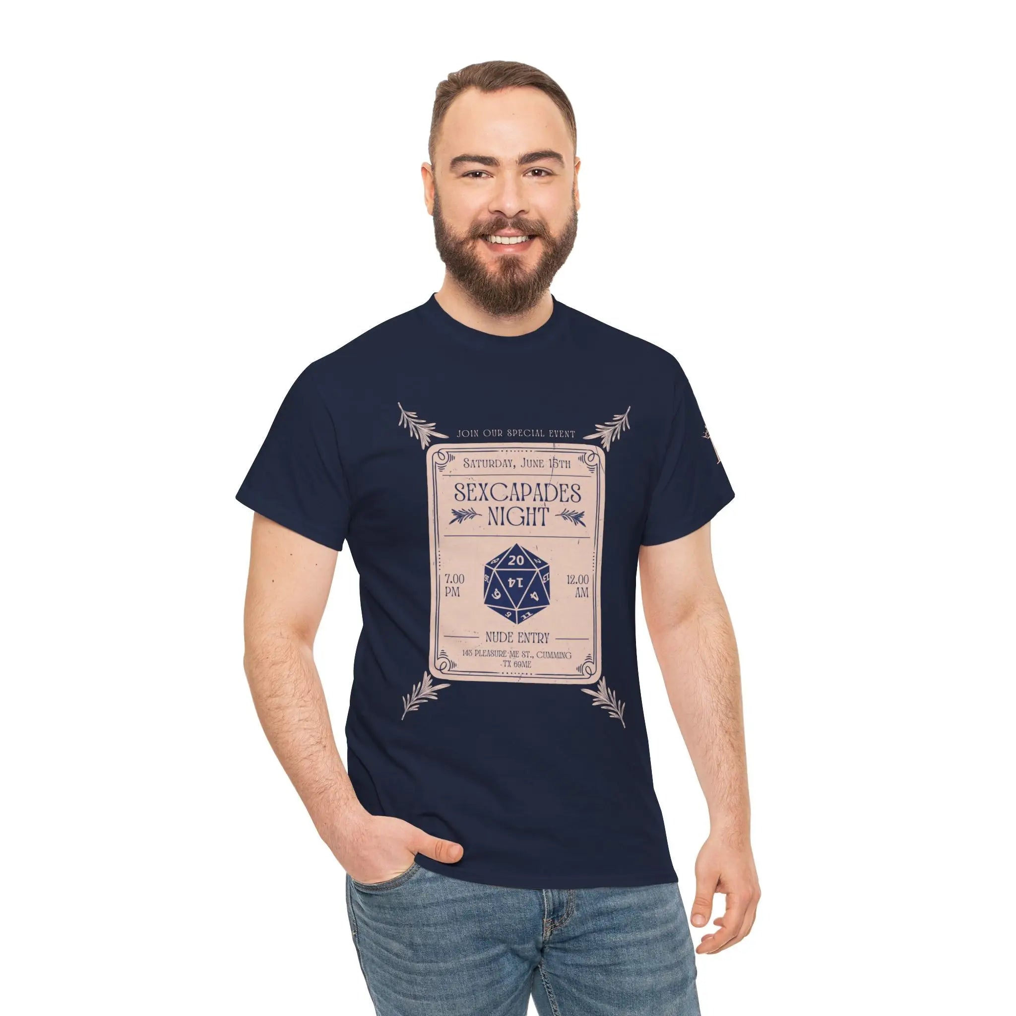 Sexcapades Night | Mix & Match 100% Cotton Unisex Fun-Flirty Lovers’ Tees
