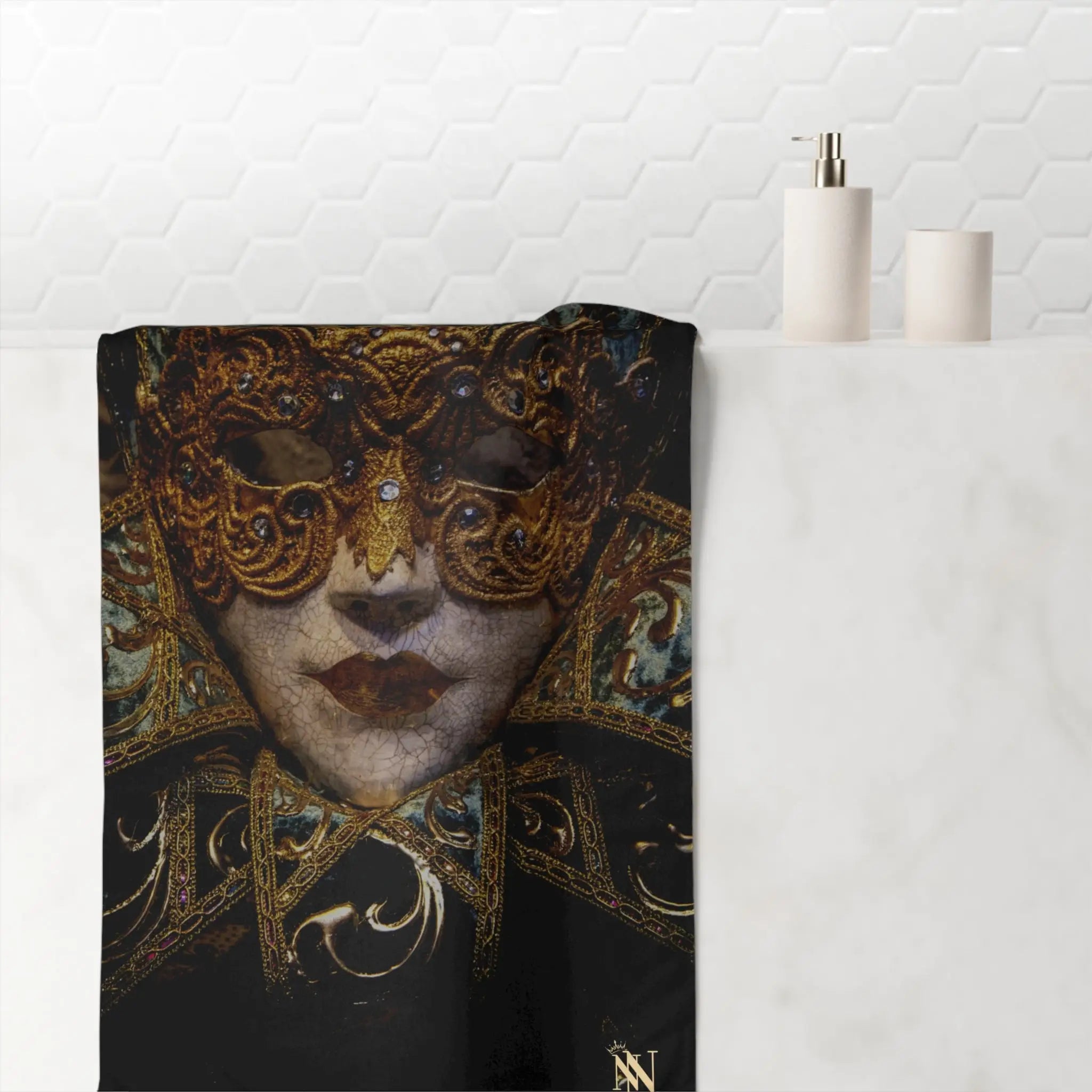 Masquerade Mask | Mix & Match XL Fun-Flirty Lovers’ Towels
