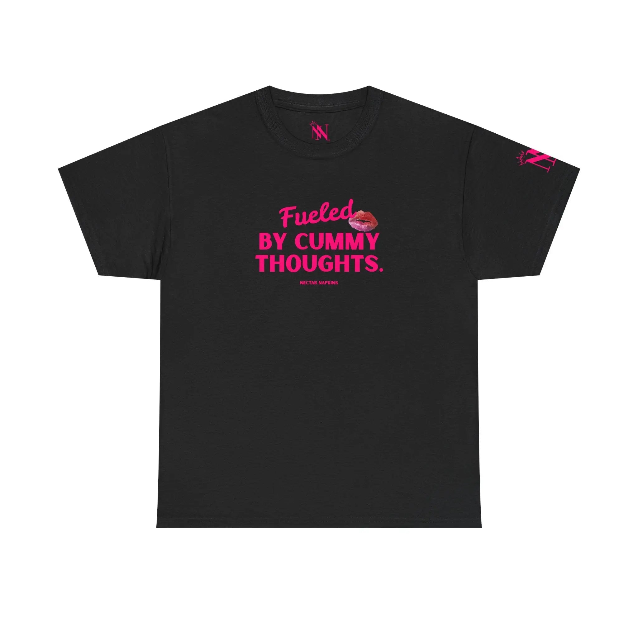 Fueled By Cummy Thoughts Romantic Couples Sex Gifts for Her T-Shirt