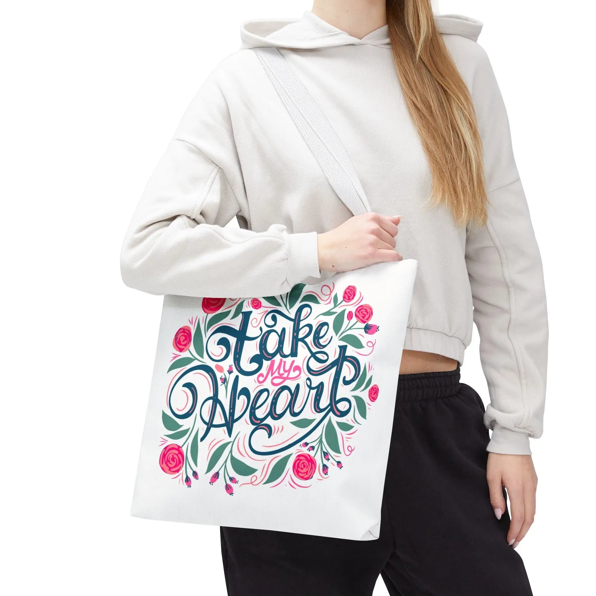 Take My Heart Floral | Mix & Match Fun-Flirty Lovers’ Totes