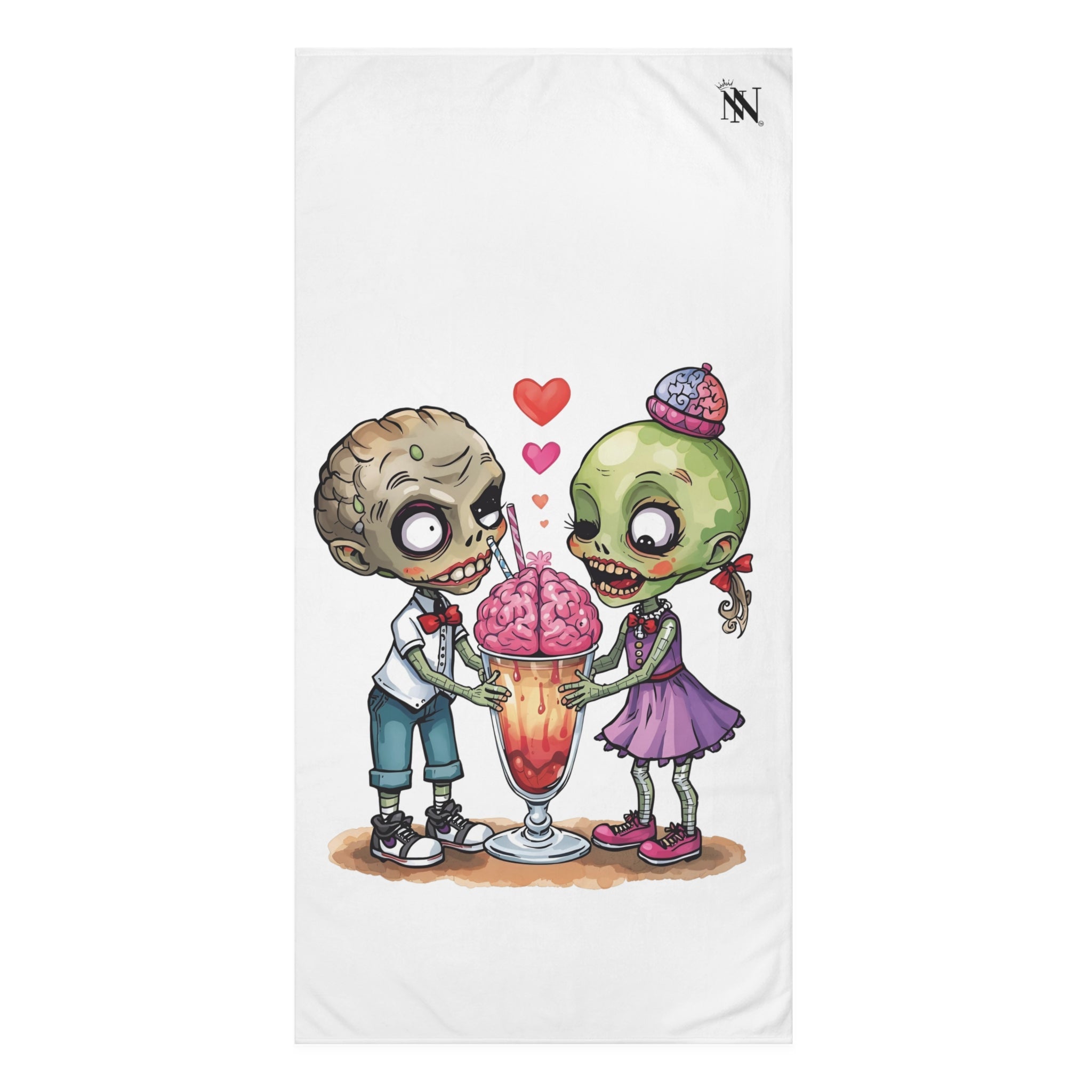 Zombies Share the Love | Mix & Match XL Fun-Flirty Lovers’ Towels
