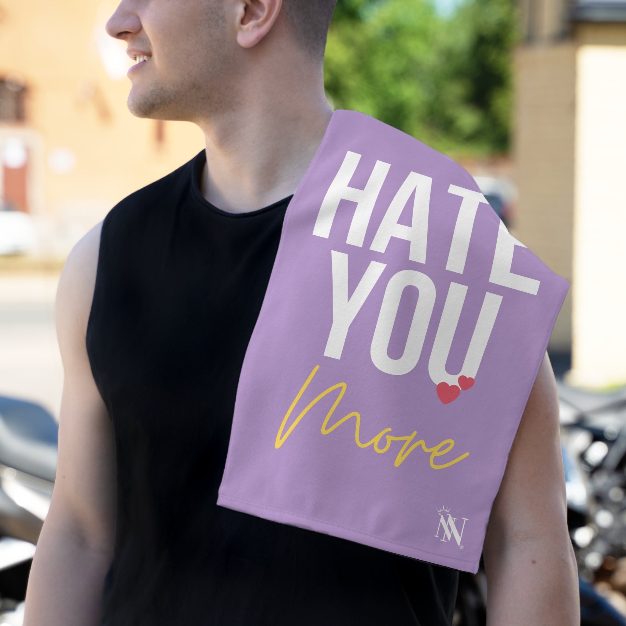Hate You More | Mix & Match Soft Fun-Flirty Lovers’ Towels