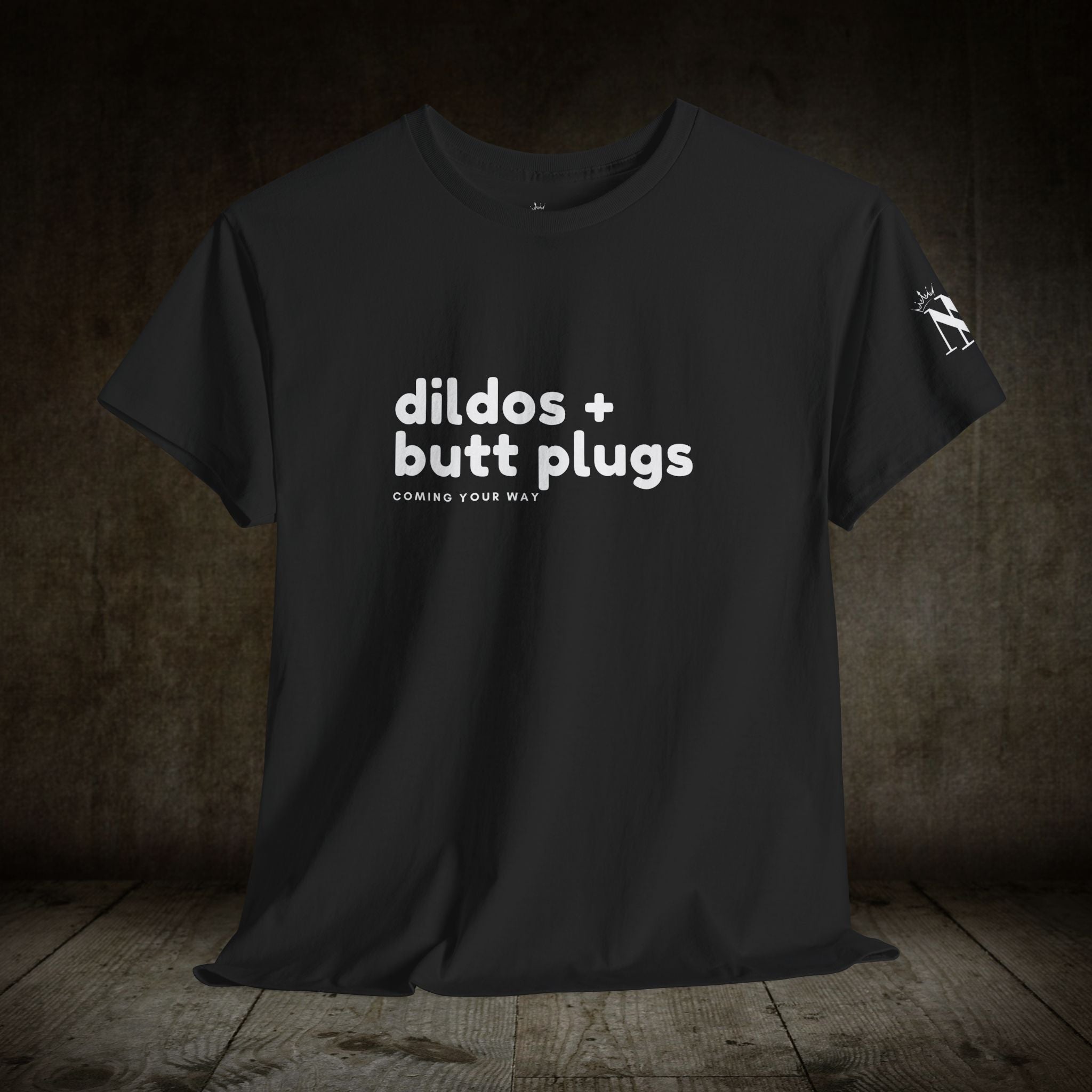 Dildos + Butt Plugs Coming Your Way | Mix & Match 100% Cotton Unisex Fun-Flirty Lovers’ Tees