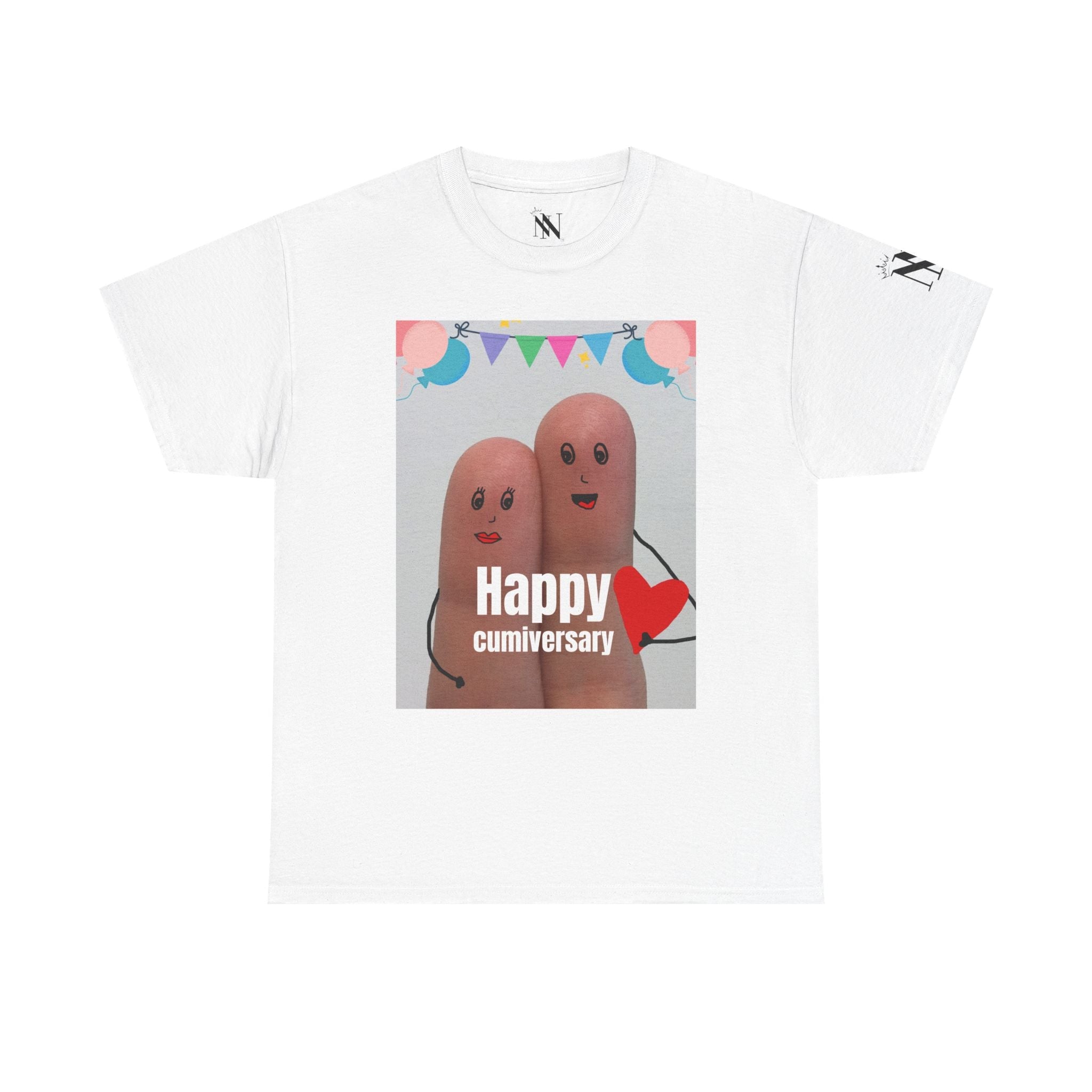 Happy Cumiversary | Mix & Match 100% Cotton Unisex Fun-Flirty Lovers’ Tees