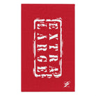 Extra Large Red | Mix & Match Soft Fun-Flirty Lovers’ Towels