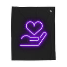 My Purple Heart in Your Hand | Mix & Match Soft Fun-Flirty Lovers’ Blankets