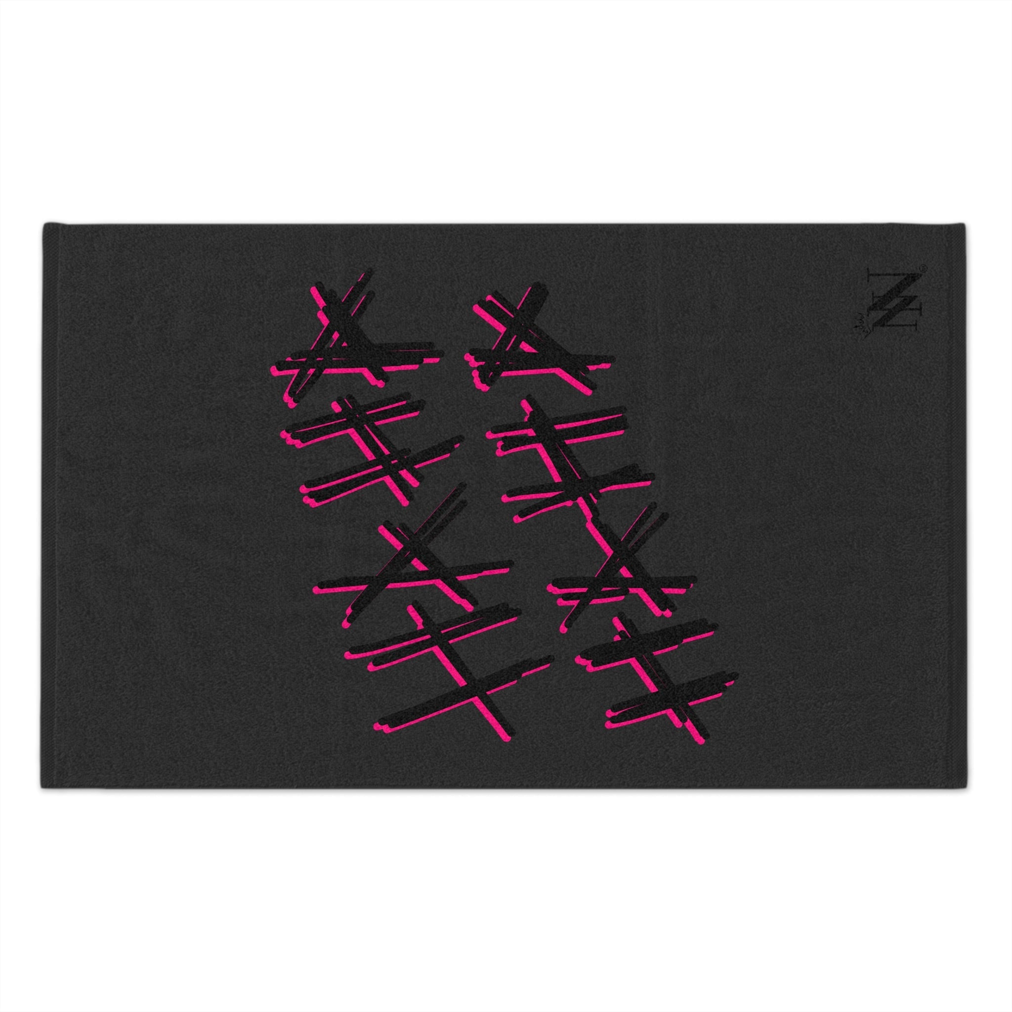 Ha-Ha Ha-Ha Dark Grey | Mix & Match Soft Fun-Flirty Lovers’ Towels