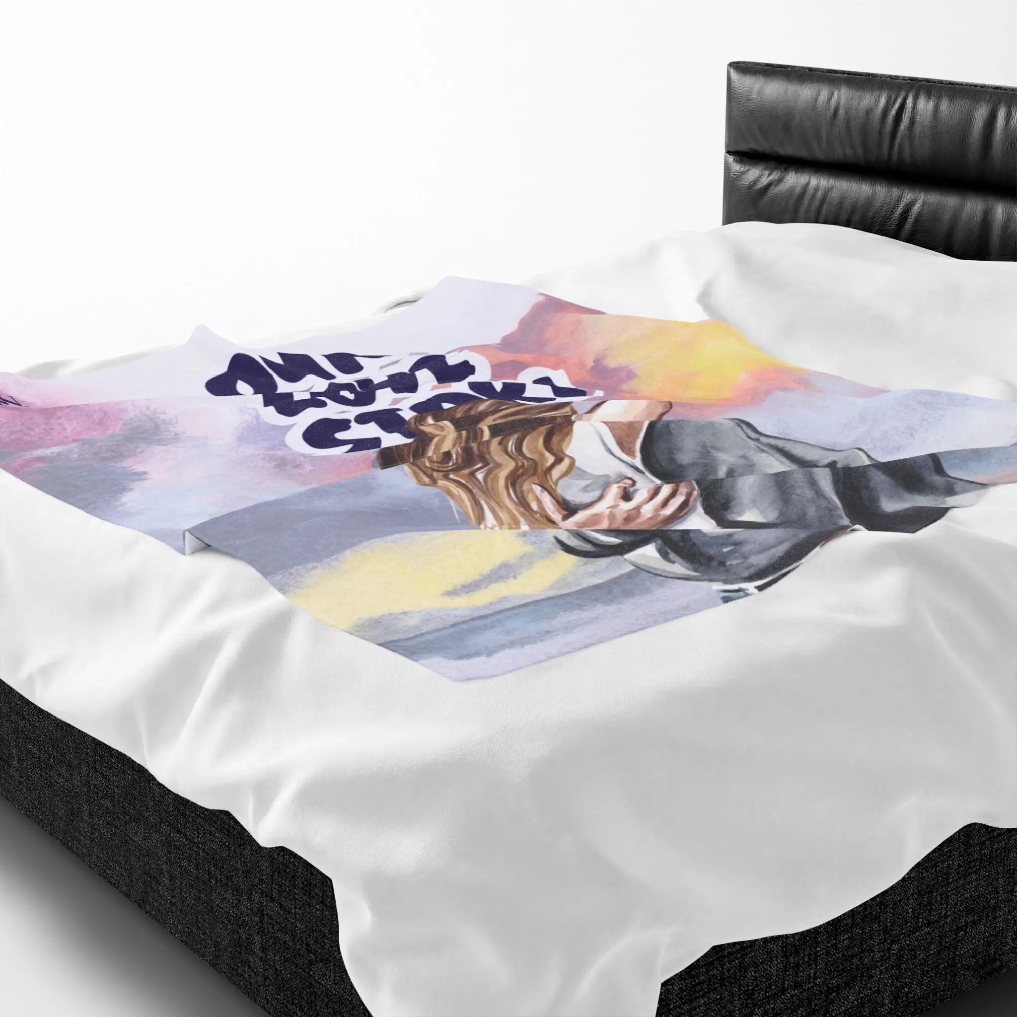 Our Love Story Romantic Lovers Gifts Blanket
