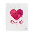 Kiss Me Heart Emoji | Nectar Napkins Fun-Flirty Lovers’ Blankets