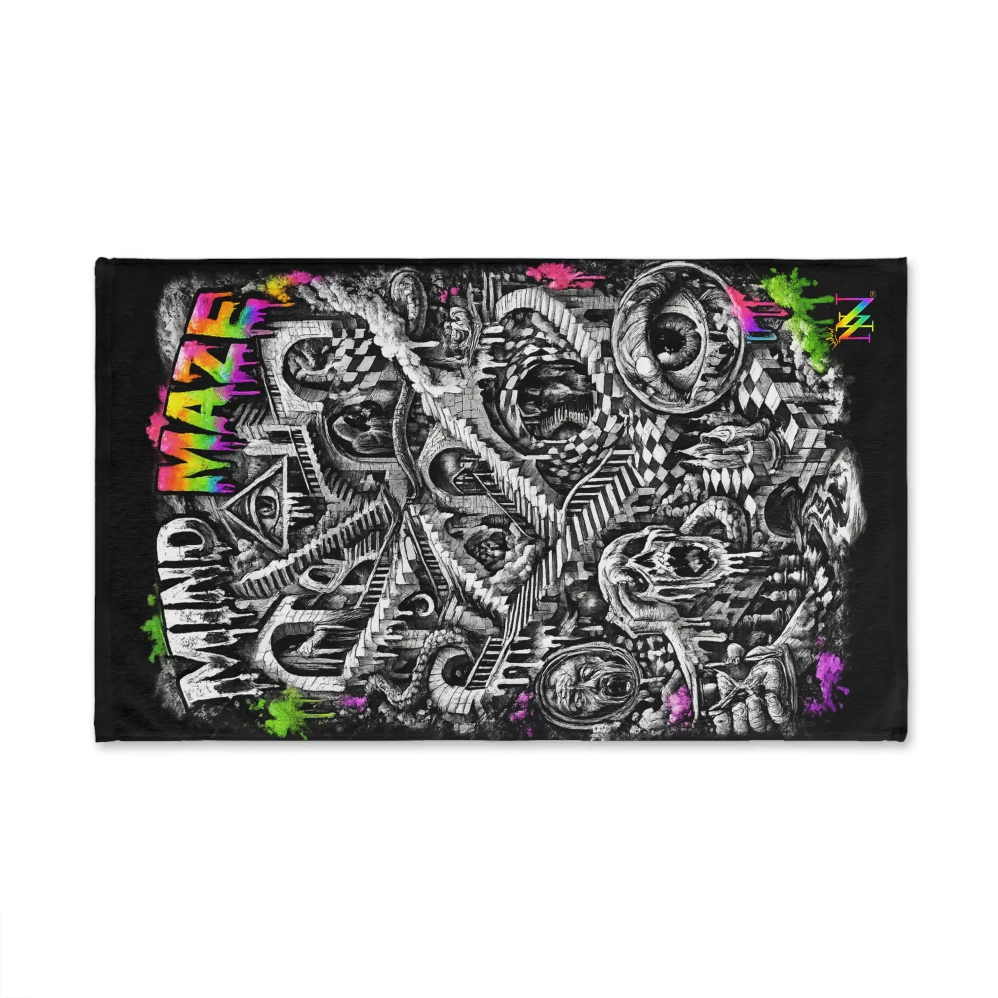 Mind Maze Cum Towel